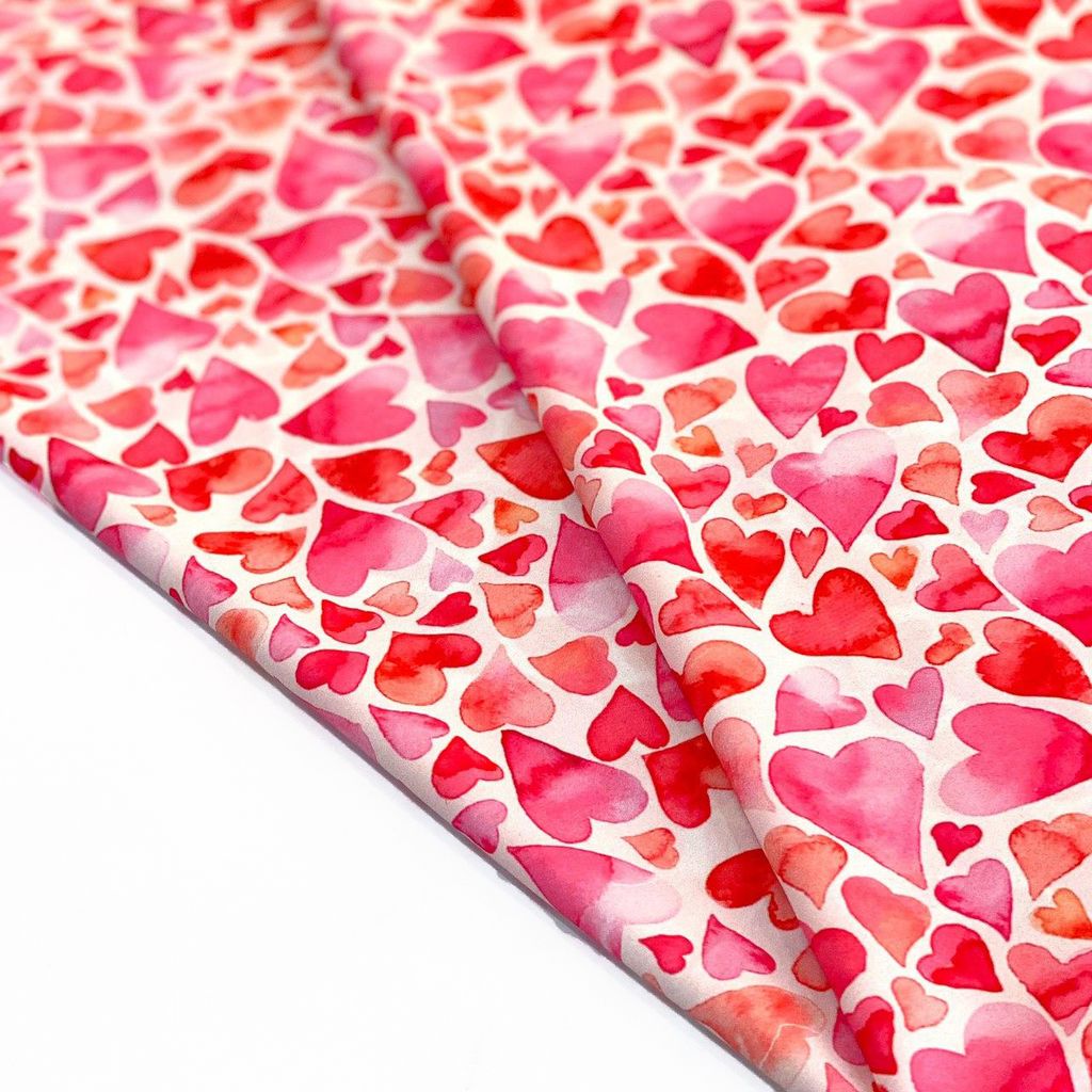 خرید اینترنتی پارچه کرپ شانا ولنتاین طرح 1