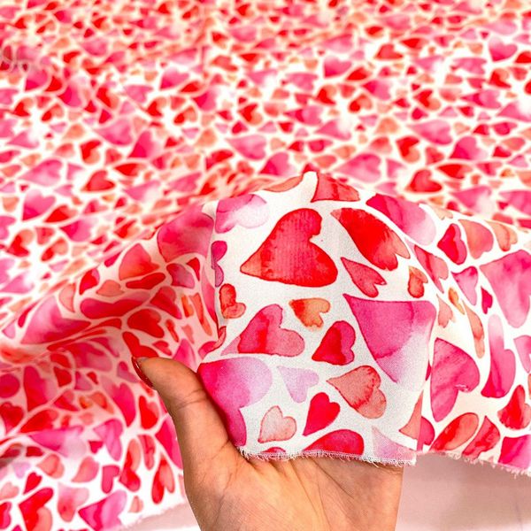 پارچه کرپ شانا ولنتاین طرح 1