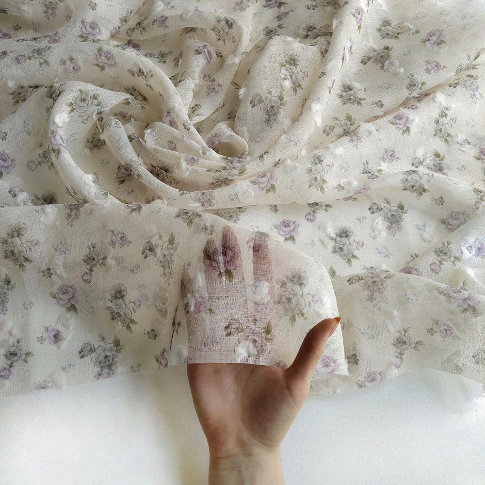 خرید آنلاین پارچه زبرا گلدار