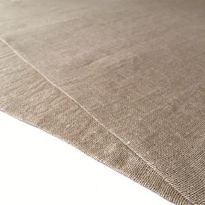 پارچه جوت کرم ساده مرسنا