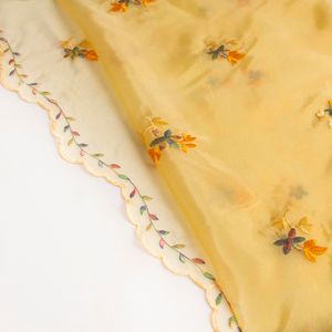 پارچه ارگانزا سوزن دوزی شیدا