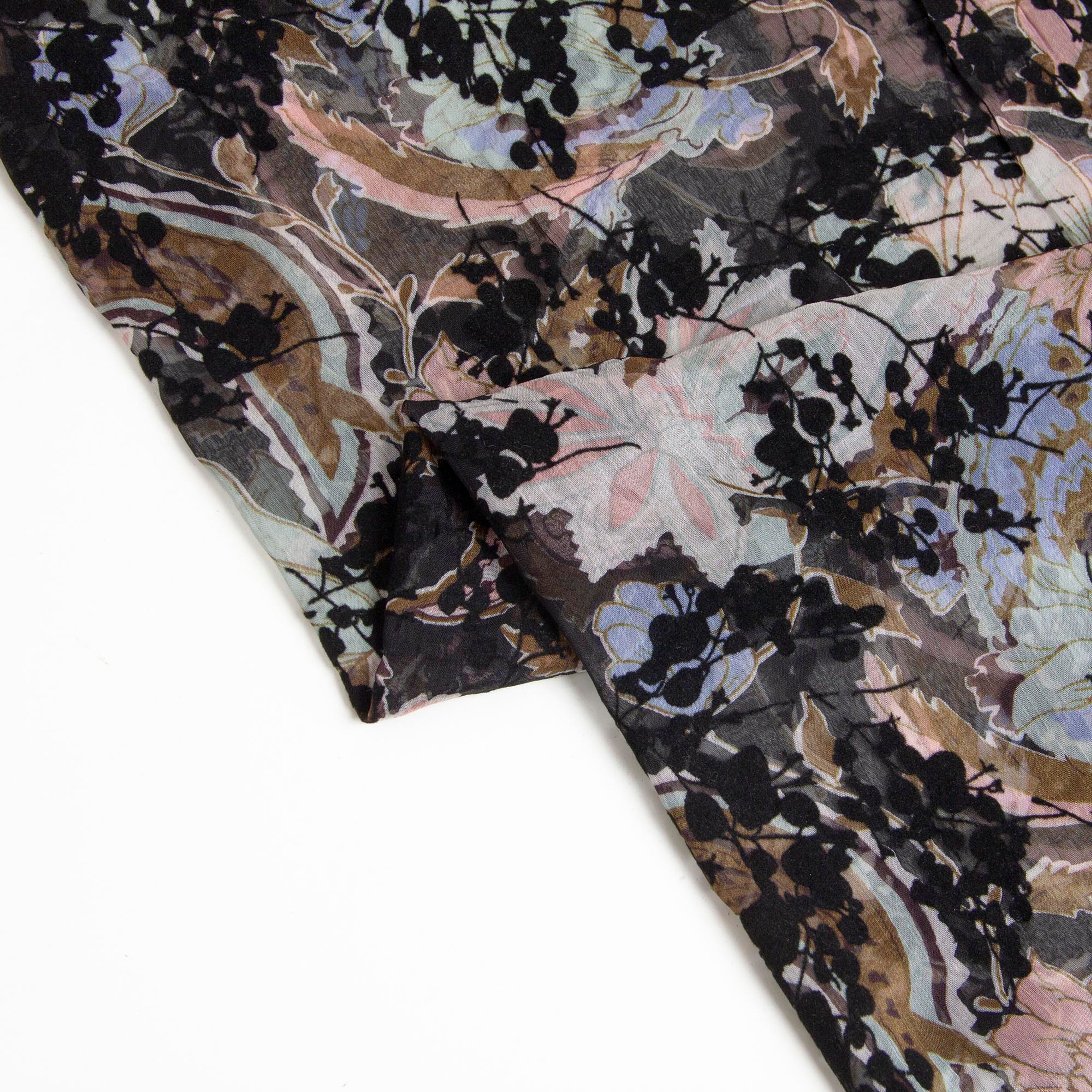 فروش اینترنتی پارچه حریر کریشه خزال