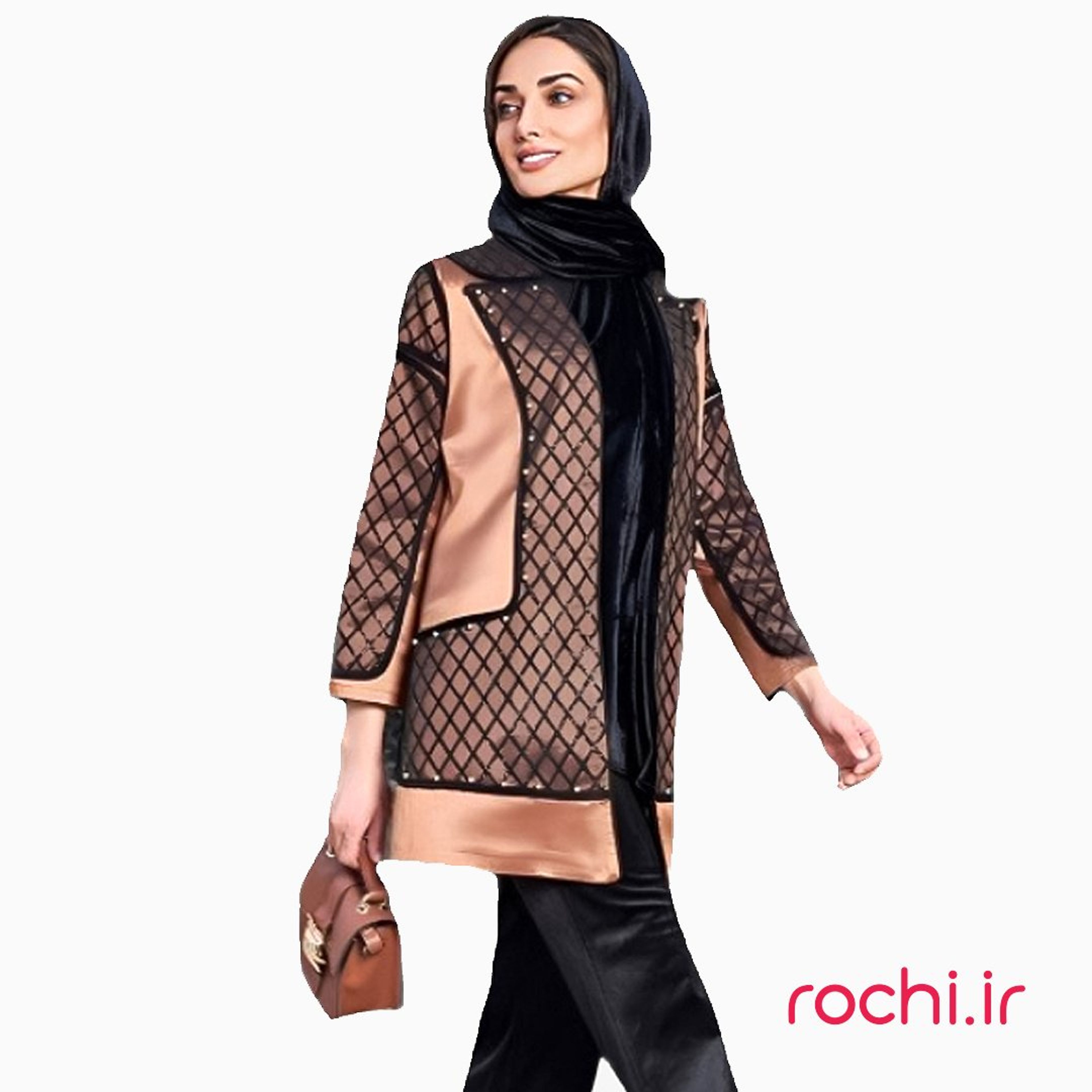 خرید آنلاین الگوی خیاطی مانتو بهاره سنم