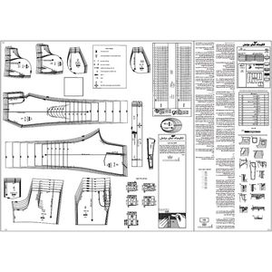 فروش اینترنتی الگو خیاطی کت پالتو شلوار سرهمی و پیراهن کودک الگوهای آسان خیاطی متد مولر کد 9026 چندسایزه