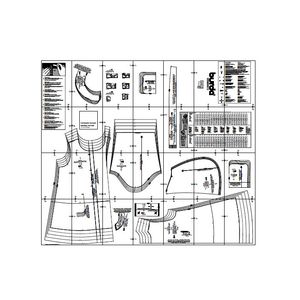 فروش اینترنتی الگو خیاطی کت و بارانی دخترانه بوردا کیدز کد 9458 سایز 2 تا 6  سال متد مولر