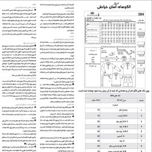 فروش اینترنتی الگو خیاطی تیشرت و شلوارک کودک سایز 4 تا 9 سال متد مولر کد 42