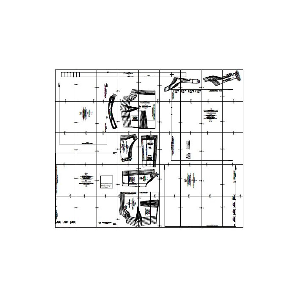 فروش اینترنتی الگو خیاطی تاپ و پیراهن مجلسی زنانه بوردا استایل کد 7054 سایز 34 تا 46 متد مولر