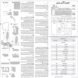 خرید آنلاین الگو خیاطی بلوز شلوار تونیک و سوییشرت کودک الگوهای آسان خیاطی متد مولر کد 9022 چندسایزه