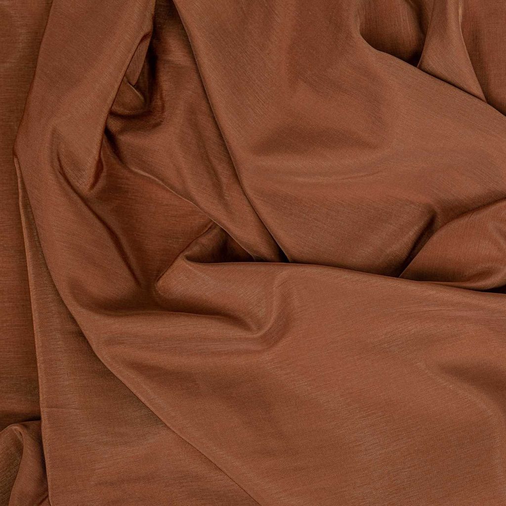 فروش اینترنتی پارچه کوپرا شاینی آجری ساده 7