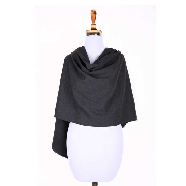 پارچه کتان طوسی ساده 3