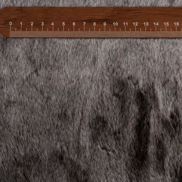 پارچه خز قهوه ای مو متوسط 4