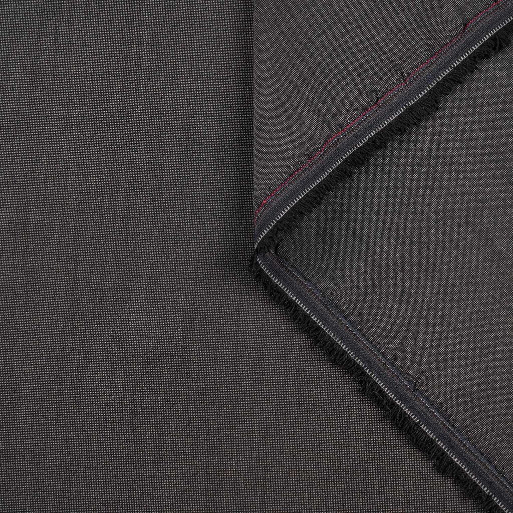 خرید اینترنتی پارچه کتان ساده ذغالی 2