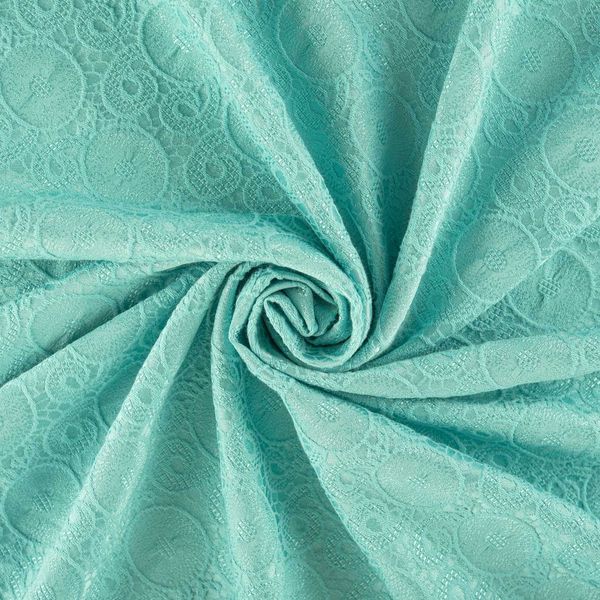 پارچه ژاکارد فانتزی فیروزه ای فانتزی 2