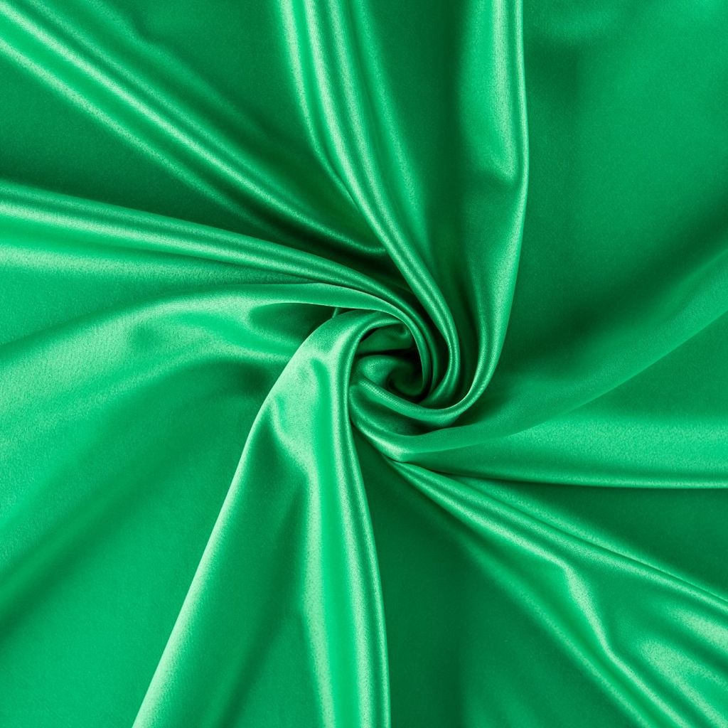 خرید اینترنتی پارچه سیلک سبز ساده 2