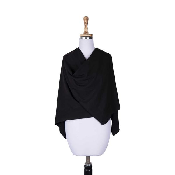 پارچه مانتویی مشکی ساده 1