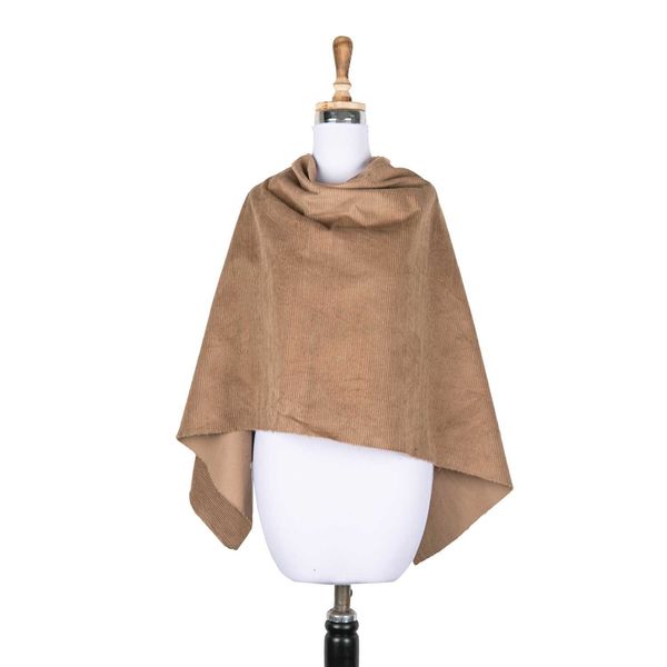 پارچه مخمل کبریتی شتری ساده 1