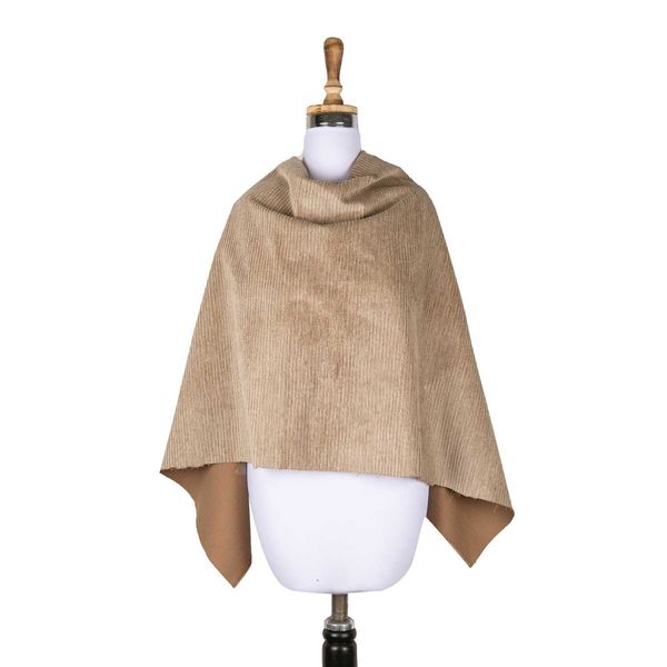 پارچه مخمل کبریتی کرم ساده 2