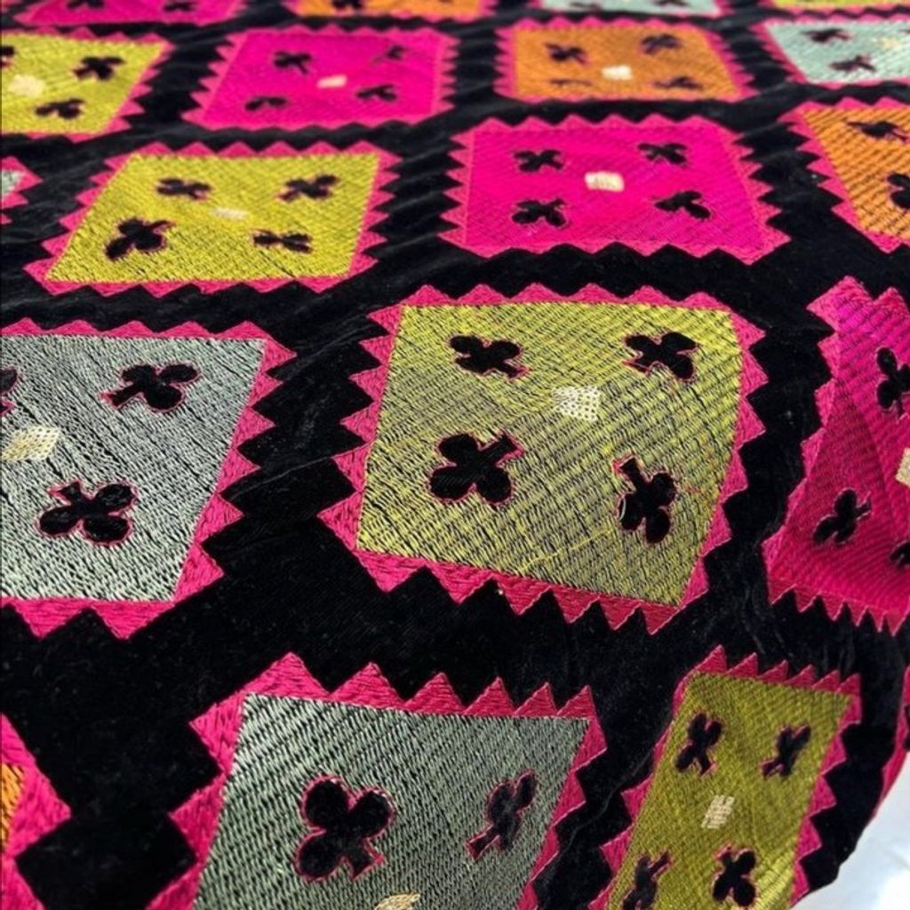 فروش اینترنتی مخمل سوزندوزی هندی