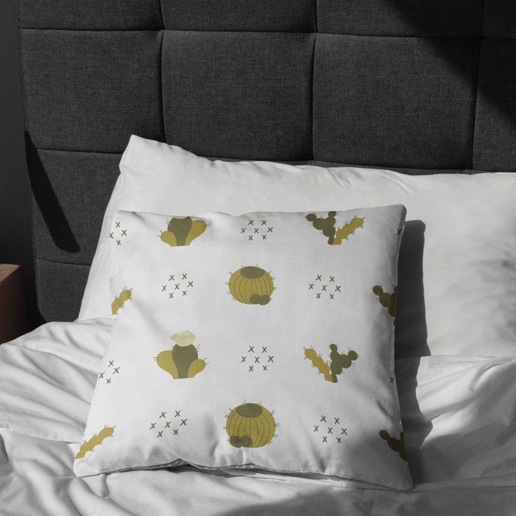 خرید آنلاین پارچه ملحفه پارچه باما مدل مخمل طرح  کاکتوس 5011482