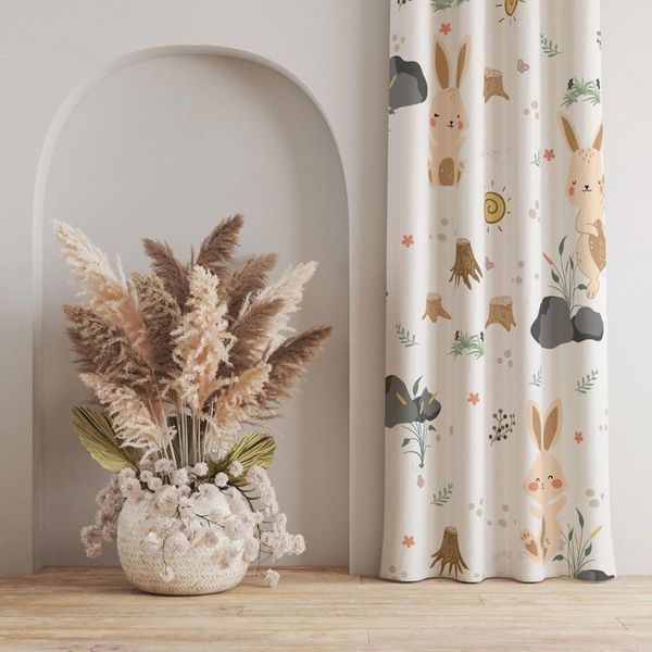   پارچه ملحفه مدل مخمل طرح خرگوش کد 5011878