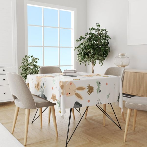   پارچه ملحفه مدل مخمل طرح خرگوش کد 5011878