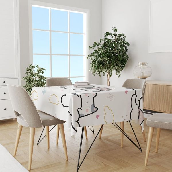   پارچه ملحفه مدل مخمل طرح گربه های  ملوس کد 5011879