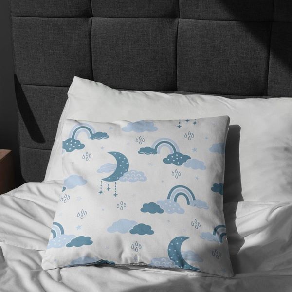   پارچه ملحفه مدل مخمل طرح آسمان کد 5011887