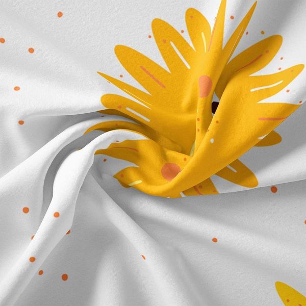 پارچه ملحفه مدل مخمل طرح خورشید 5011722