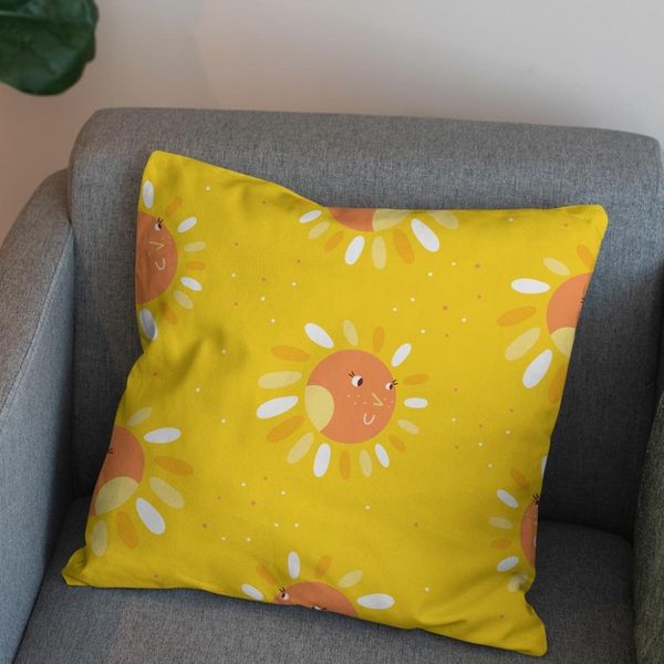 پارچه ملحفه مدل مخمل طرح خورشید خندان کد 5011727