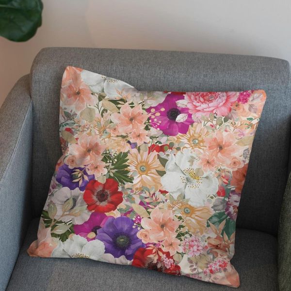   پارچه ملحفه مدل مخمل طرح گل کد 5011792