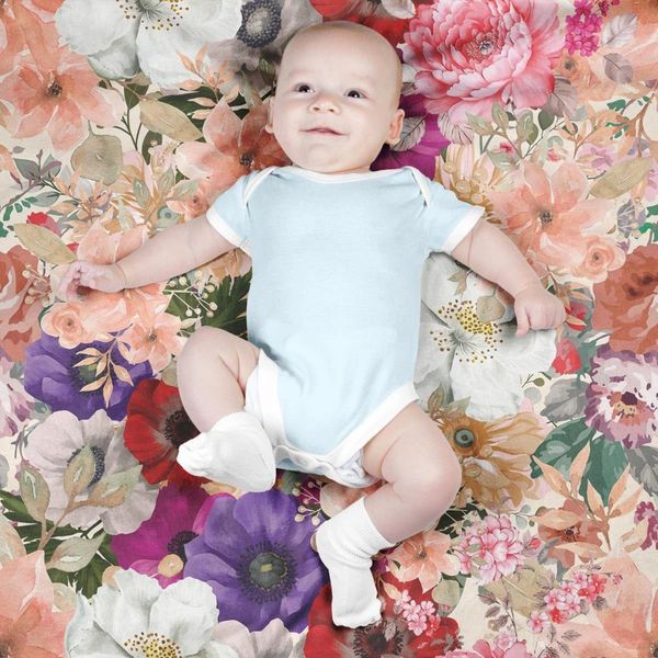   پارچه ملحفه مدل مخمل طرح گل کد 5011792