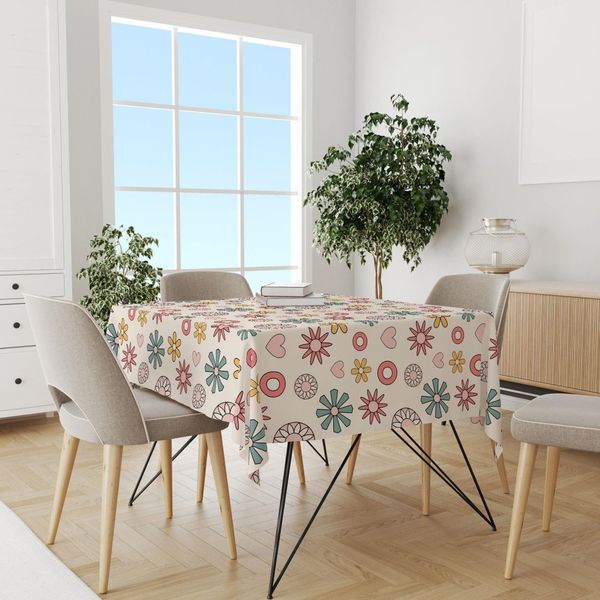 پارچه ملحفه مدل مخمل طرح گل فانتزی کد 5011793