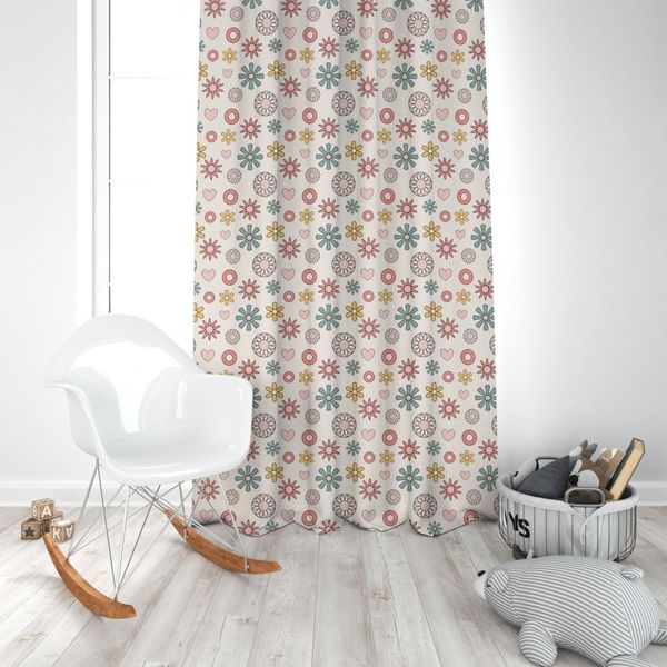 پارچه ملحفه مدل مخمل طرح گل فانتزی کد 5011793