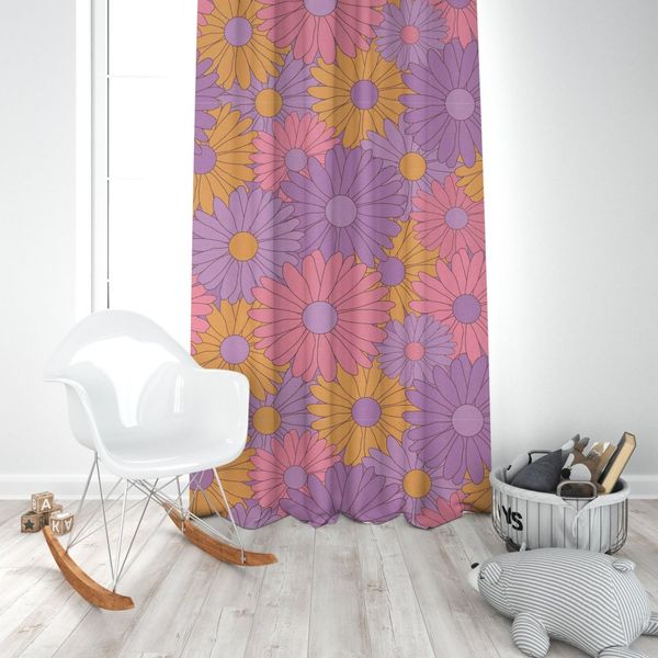 پارچه ملحفه مدل مخمل طرح گل فانتزی کد 5011795