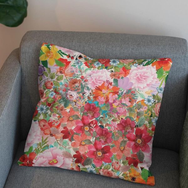 پارچه ملحفه مدل مخمل طرح گل کد 5011802