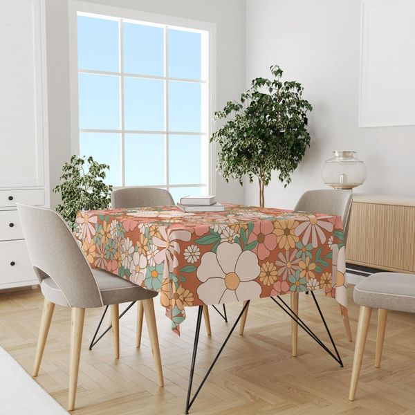 پارچه ملحفه مدل مخمل طرح گل کد 5011811