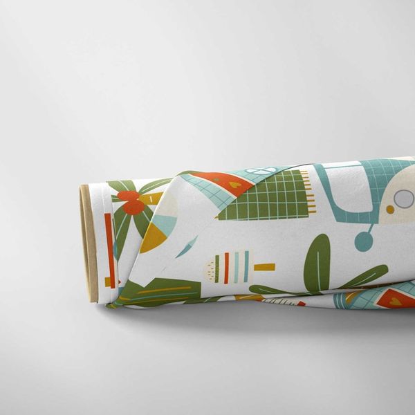 پارچه ملحفه مدل مخمل طرح درخت کد 5011190