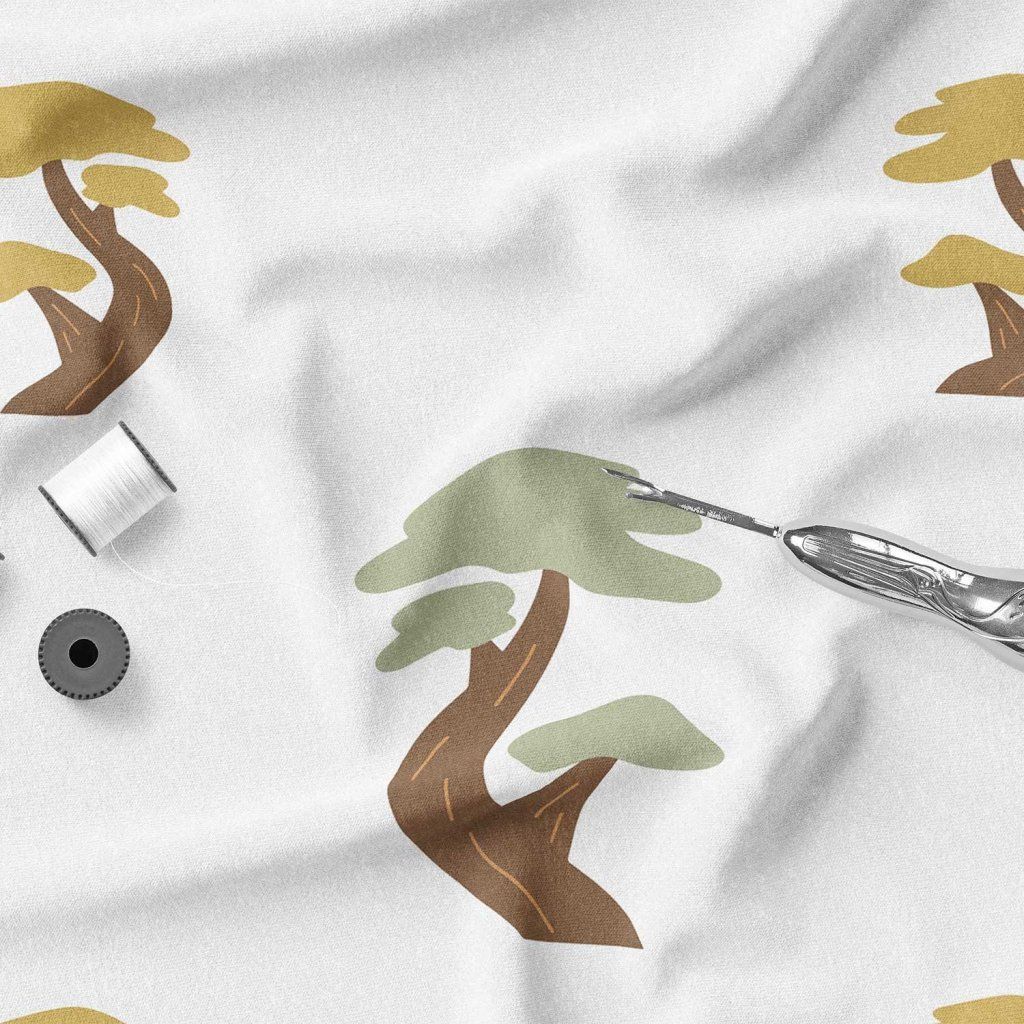 فروش اینترنتی  پارچه ملحفه پارچه باما مدل مخمل طرح درخت  5011486