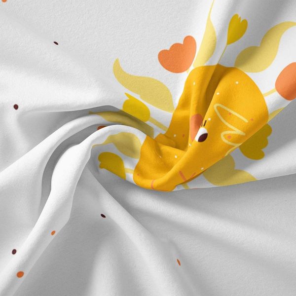 پارچه ملحفه مدل مخمل طرح خورشید 5011720