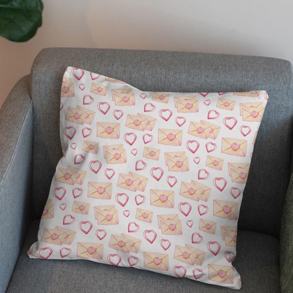 پارچه ملحفه مدل مخمل طرح قلبی کد 5011380