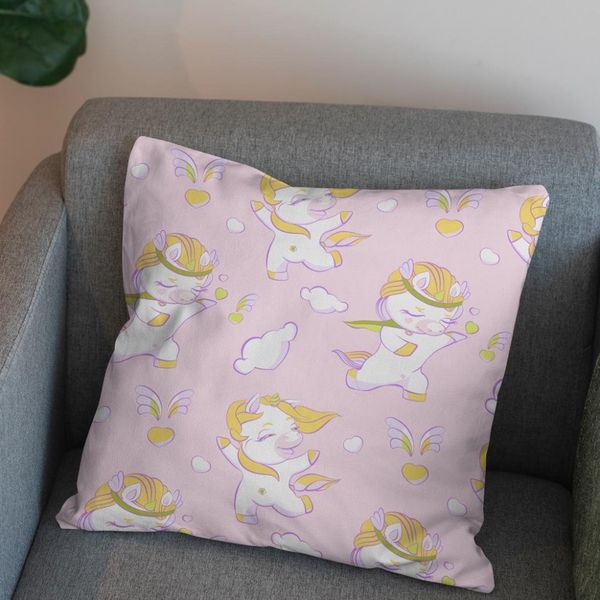 پارچه ملحفه مدل مخمل نوزادی طرح یونیکورن 5011382