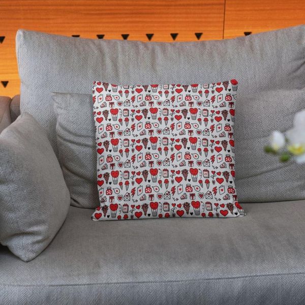   پارچه ملحفه مدل مخمل طرح قلبی کیوت 5011553