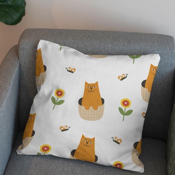  پارچه ملحفه مدل مخمل طرح گربه کیوت  5011622