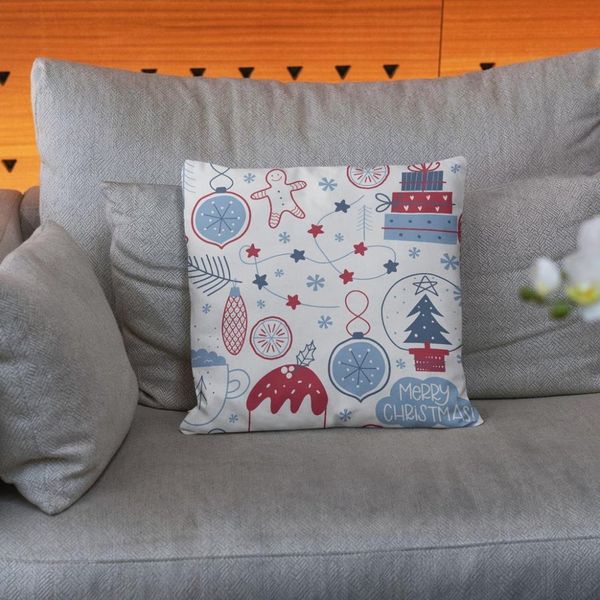  پارچه ملحفه مدل مخمل طرح کریسمس  5011627