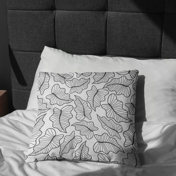   پارچه ملحفه مدل مخمل طرح برگ کد 5011916