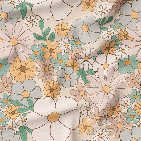  پارچه ملحفه مدل مخمل طرح گل کد 5011826