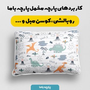 فروش اینترنتی    پارچه ملحفه پارچه باما مدل مخمل طرح دایناسور بارانی  کد 5011957