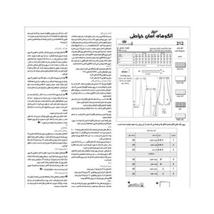 فروش اینترنتی الگو خیاطی بلوز و شلوار زنانه الگوهای آسان خیاطی متد مولر کد 9015 سایز چند سایزه