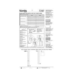 خرید اینترنتی الگو خیاطی مانتو و ژاکت زنانه بوردا استایل کد 7297 سایز 36 تا 48 متد مولر