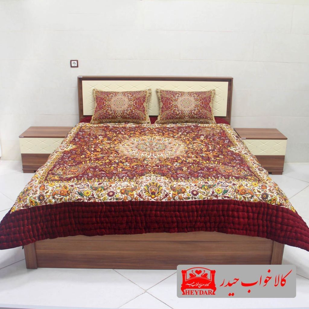 خرید اینترنتی لحاف روتختی ماهرخ زرشکی